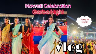 *GARBA NIGHT*🥳Navratii Special In Pune😍First experience as a bengali *girl*