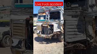 live truck accident #truckingvlogs #truckshortvideo