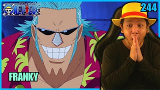 😱 FRANKY'S REAL IDENTITY!!! 😱 | One Piece - Episode 244 | Reaction