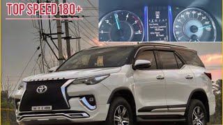 Toyota Fortuner 🔥 Top Speed 180+ | Acceleration Test