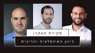 לאן תגיע הריבית, האינפלציה וסקירת מאקרו כלכלית(ראיון עם אמיר כהנוביץ' הכלכלן הראשי של הפניקס)