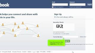 Facebook - How to register / create an account