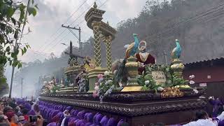 Jesús Nazareno de la Caída y Virgen de dolores, San Bartolomé Becerra, Antigua Guatemala 2024.