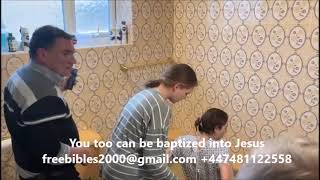 Handicapped invalid baptized into Jesus in bath tub in London despite pain