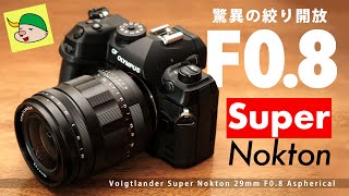 なんと絞り開放F0.8レンズ 長期使用レビュー「Voigtlander Super Nokton 29mm F0.8 Aspherical」フォクトレンダー スーパーノクトン マイクロフォーサーズ