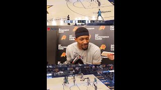 Bradley Beal shows Isaiah Thomas appreciation & respect as he makes a return with the Suns!!