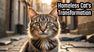 From Stray to Loved: The Heartwarming Journey of a Homeless Cat