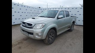 Проверка работы двигателя Toyota Hilux VII 2.5 D 2KDFTV 2010г. МКПП  Англия T44897