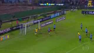 SEGUNDO GOL DE PAULINHO EX - CORINTHIANS⚽⚽ - URUGUAI 1 X 2 BRASIL 23/03/2017.