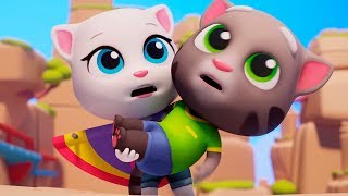 ТОМ ЗА ЗОЛОТОМ ищем КОШЕЧКУ АНЖЕЛУ #40 игровой мультик для детей Talking Tom Gold Run