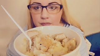 Asmr Mukbang 🍗🥔(chicken & Potatoes) & Talking About My Diagnosis.