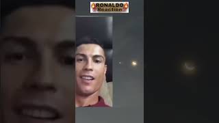 Christiono Ronaldo Reacts 😱🥰 #shorts #youtubeshorts #reaction