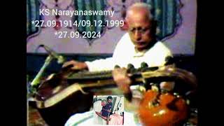 KS Narayanaswamy  [ * 27. 09. 1914 ; 09. 12. 1999 / * 27. 09. 2024 ] ,Mavelikkara Krishnankutty Nair