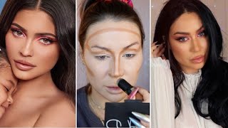 KYLIE inspired spring makeup tutorial - TESTING BRAND NEW MAKEUP and NARS AFTERGLOW