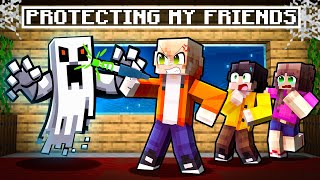 PROTECTING My Friends From A GHOST In Minecraft