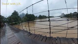 Heavy Rainfall and Flooding in Vientiane, Rainy Season (Wet Season), Laos.