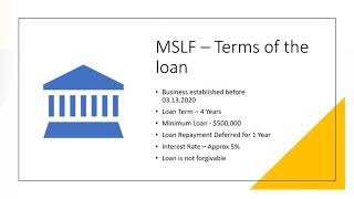 Main Street Lending Program Update 05/18/2020