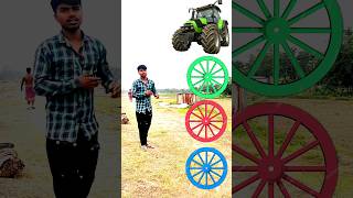 Spining Rath Chakra  to Tractor, Jcb, Roller & Alto car - Vehicles names magic video #shots #viral