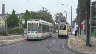 Straßenbahn Magdeburg - historischer Tw 124