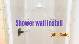 How to install Sterling Ensemble shower walls