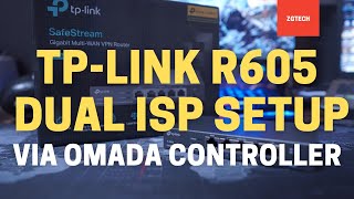 TPLink R605 Dual ISP/WAN Setup via Omada Controller | (Filipino)