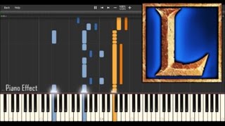 League of Legends Champion Selection Draft Mode (Piano Tutorial Synthesia)