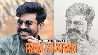 _How to Drawr RRR Ram Charan | Easy Step-by-Step Drawing Guide for Beginners #liveartshobbyhub