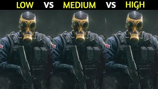 I3 10100 + GTX 750ti | Rainbow Six Siege - 1080p Low, Med, High