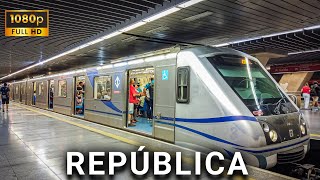 Estação República | Movimentação De Trens ( Linha 3 - Vermelha)