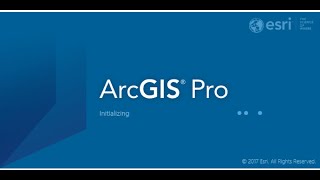 Getting Started with ArcGIS Pro by Creating Project