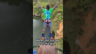 Water dip bungee on the Nile