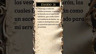 Éxodo 28, 3 #dios #biblia #versiculodeldia