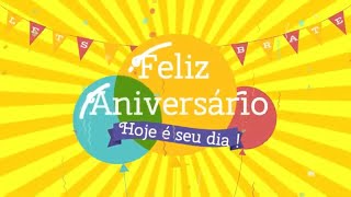 Feliz Aniversário - Fundo Animado - Contagem Regressiva