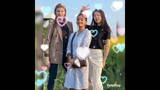 💖💖 Anushka Sen with her Korean team 😘 day out 💖 amazing 🥰