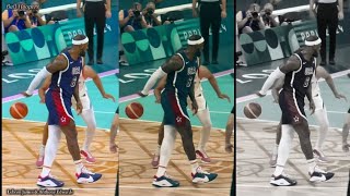 Lebron James Anthony Edwards Best Highlights Moments vs Puerto Rico in Mens Basketball Olympic Game