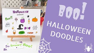 DOODLE WITH ME | Halloween Doodle Ideas