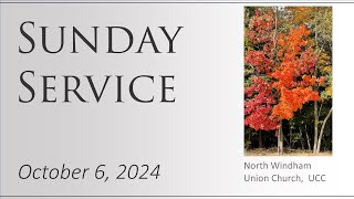 NWUC October 6, 2024 Worship Service