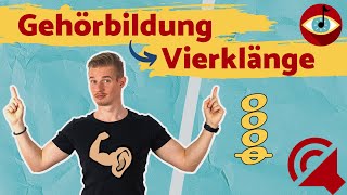 Wie erkenne ich VIERKLÄNGE?! - AKKORDE mit dem GEHÖR erkennen!