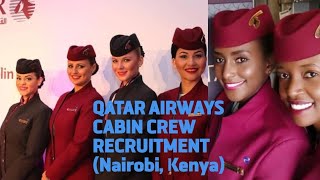 Qatar Airways Cabin Crew Kenya Recruitment 2023 - I Attended!