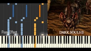 Dark souls 2 - Royal Rat Vanguard (Piano Tutorial Synthesia)