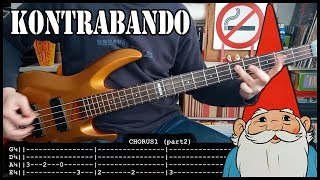 KONTRABANDO - Soy un gnomo (BASS TABS) [lyrics + PDF]