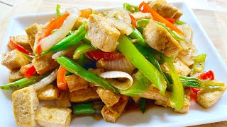 This is one of my favourite tofu recipe | Stir-fry Tofu and Green beans