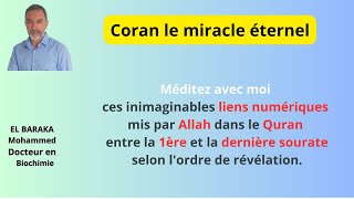 D'incroyables liens numérique  dans le Quran entre la 1ère et la dernière sourate révélées.