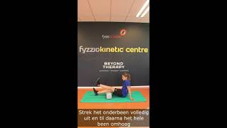 Leg extension laatste 30 graden met slr