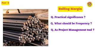 Rolling margin of steel bars #civilengineering #steel #projectmanagement #vimutti_coe