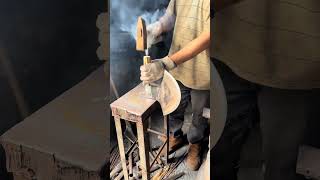 making an Axe in factory from scratch #welding  #makingknife  #tools