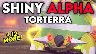 SHINY ALPHA TORTERRA + 12 MORE in Pokemon Legends: Arceus