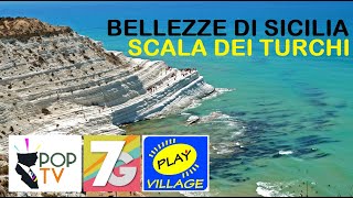 POP TV 2023 1°Stagione 11.05.2023 La rubrica BELLEZZE DI SICILIA "La scala dei turchi"