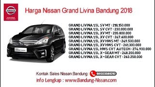 Harga Nissan Grand Livina - Dealer Nissan Bandung | 081323589292