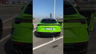 A green Lamborghini urus fully customized for a multimillionaire 🤯💪